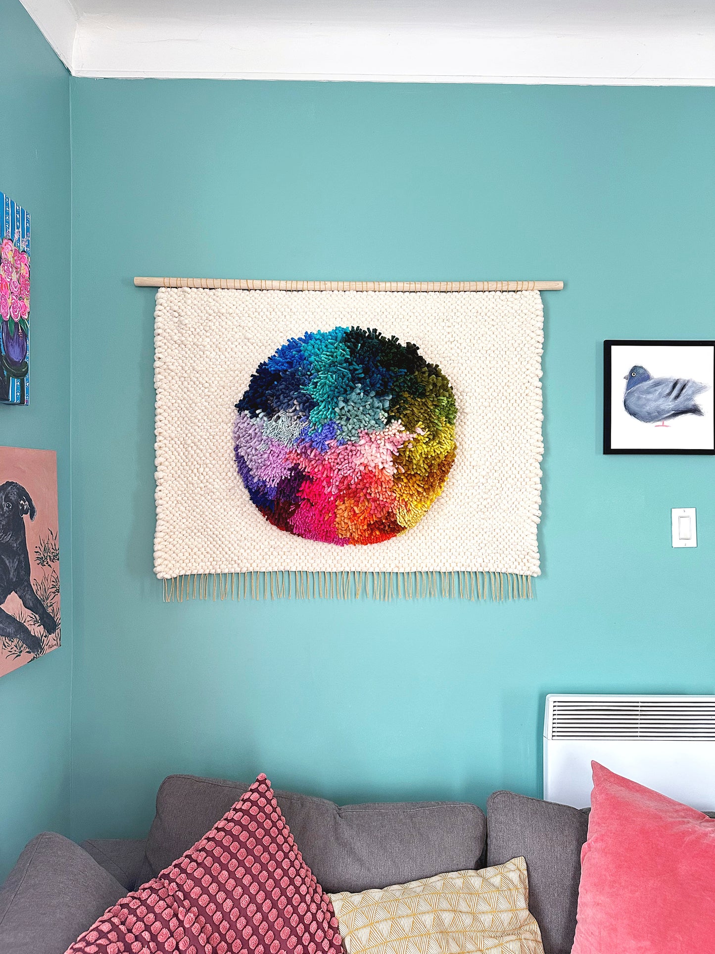 Rainbow Portal - Woven Wall Hanging