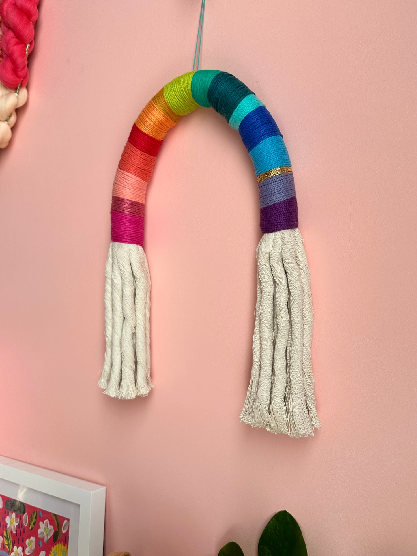 Rainbow Fiber Arch