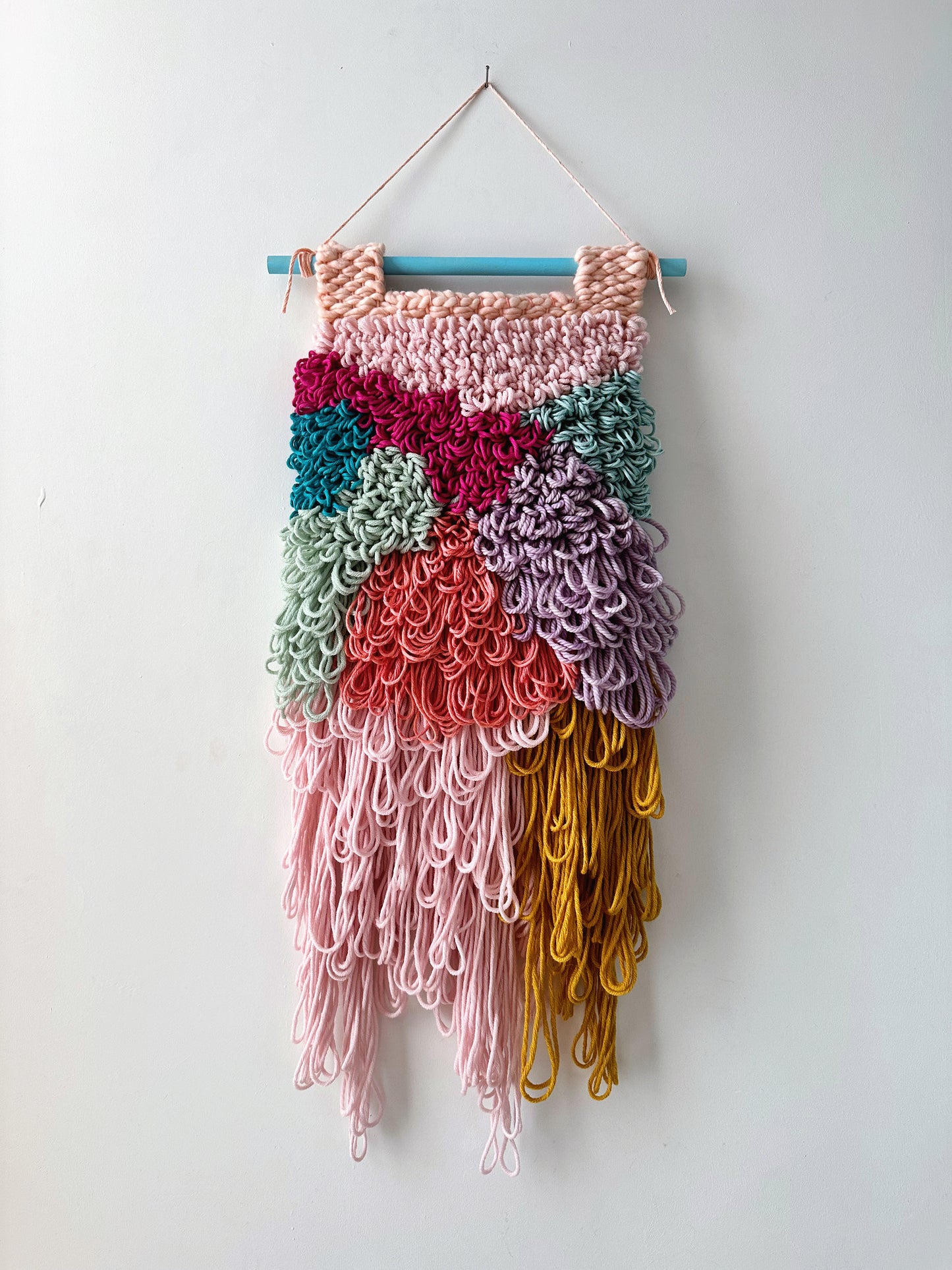 Lots of Loops- Woven wall hanging