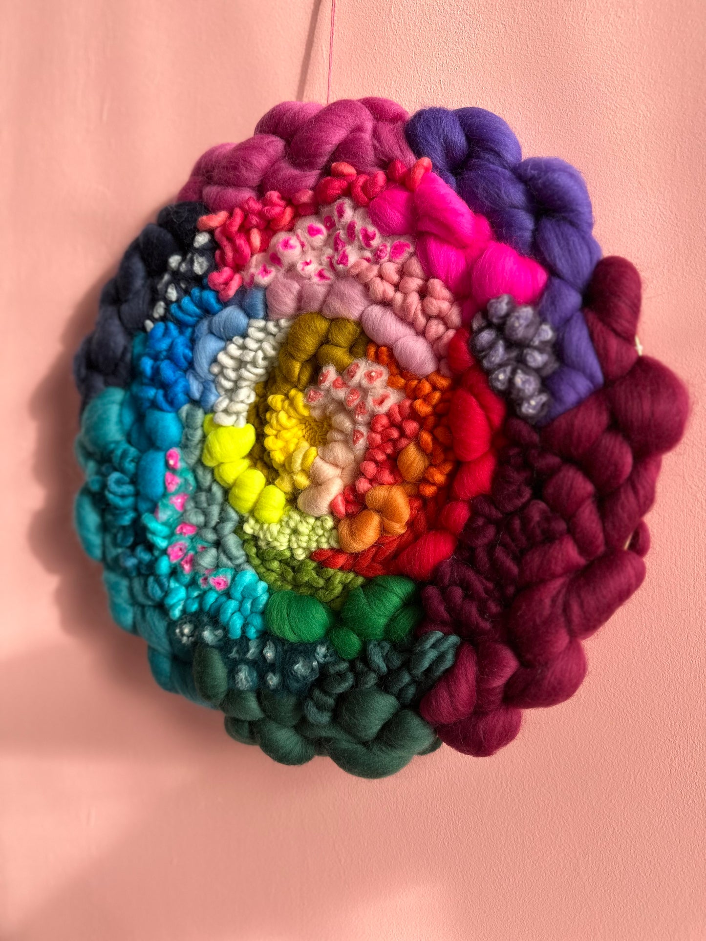 14 inch Rainbow Roundie - Circular Weaving