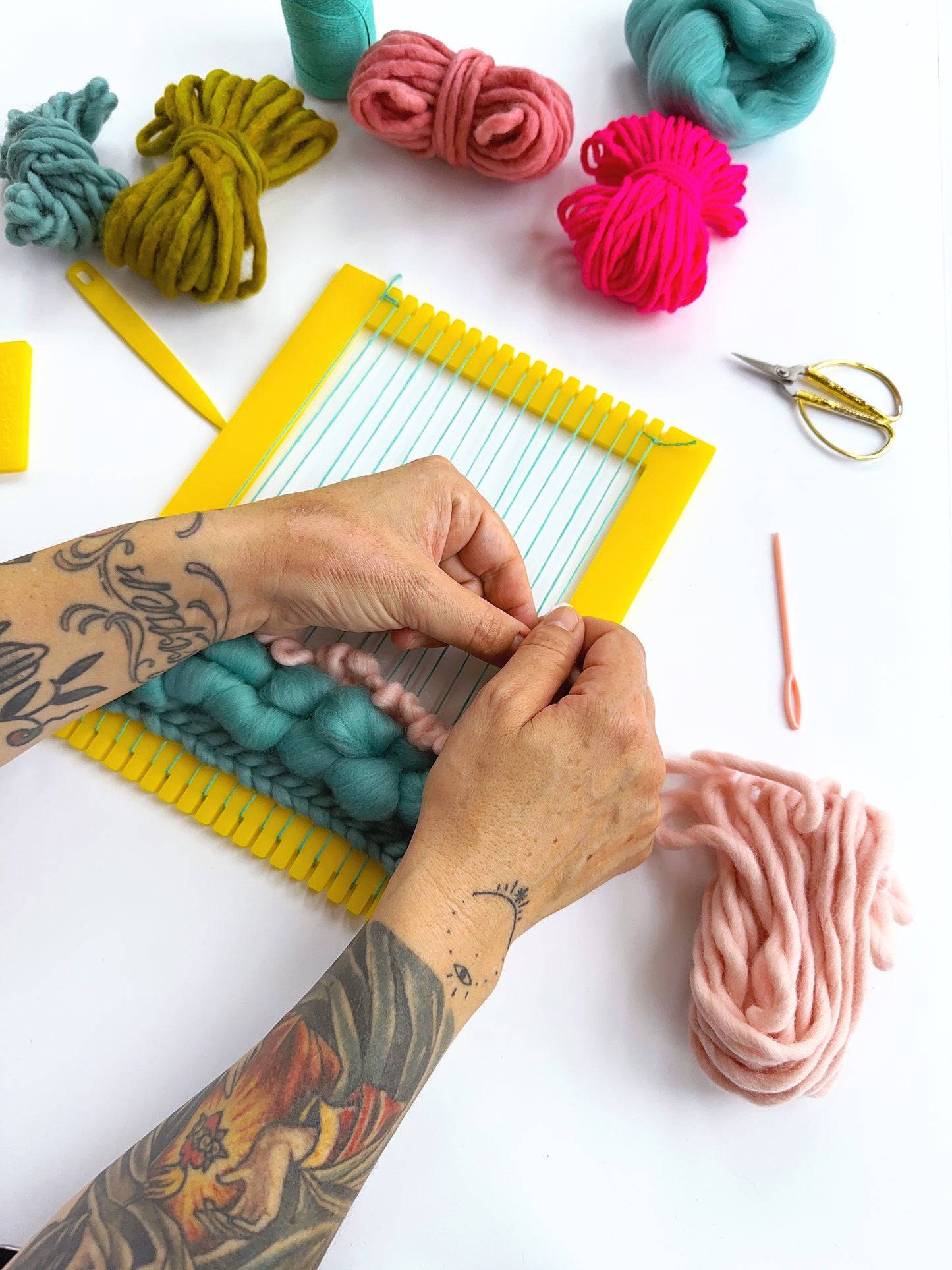 The Sunshine Loom Weaving Kit - Pastel Dreams