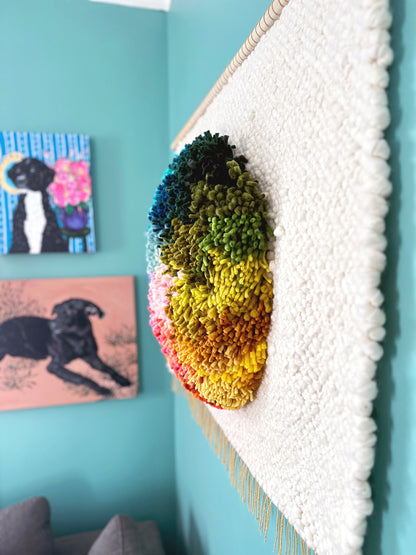 Rainbow Portal - Woven Wall Hanging