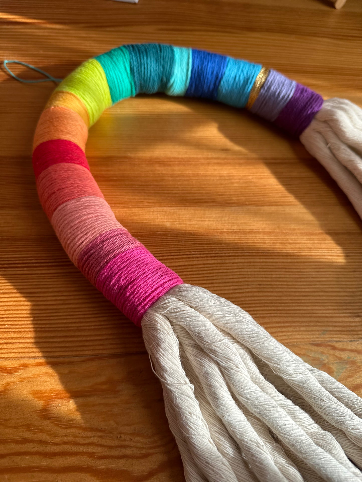 Rainbow Fiber Arch