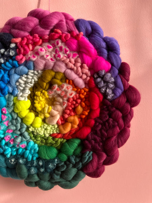 14 inch Rainbow Roundie - Circular Weaving