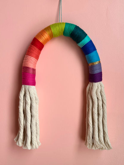 Rainbow Fiber Arch