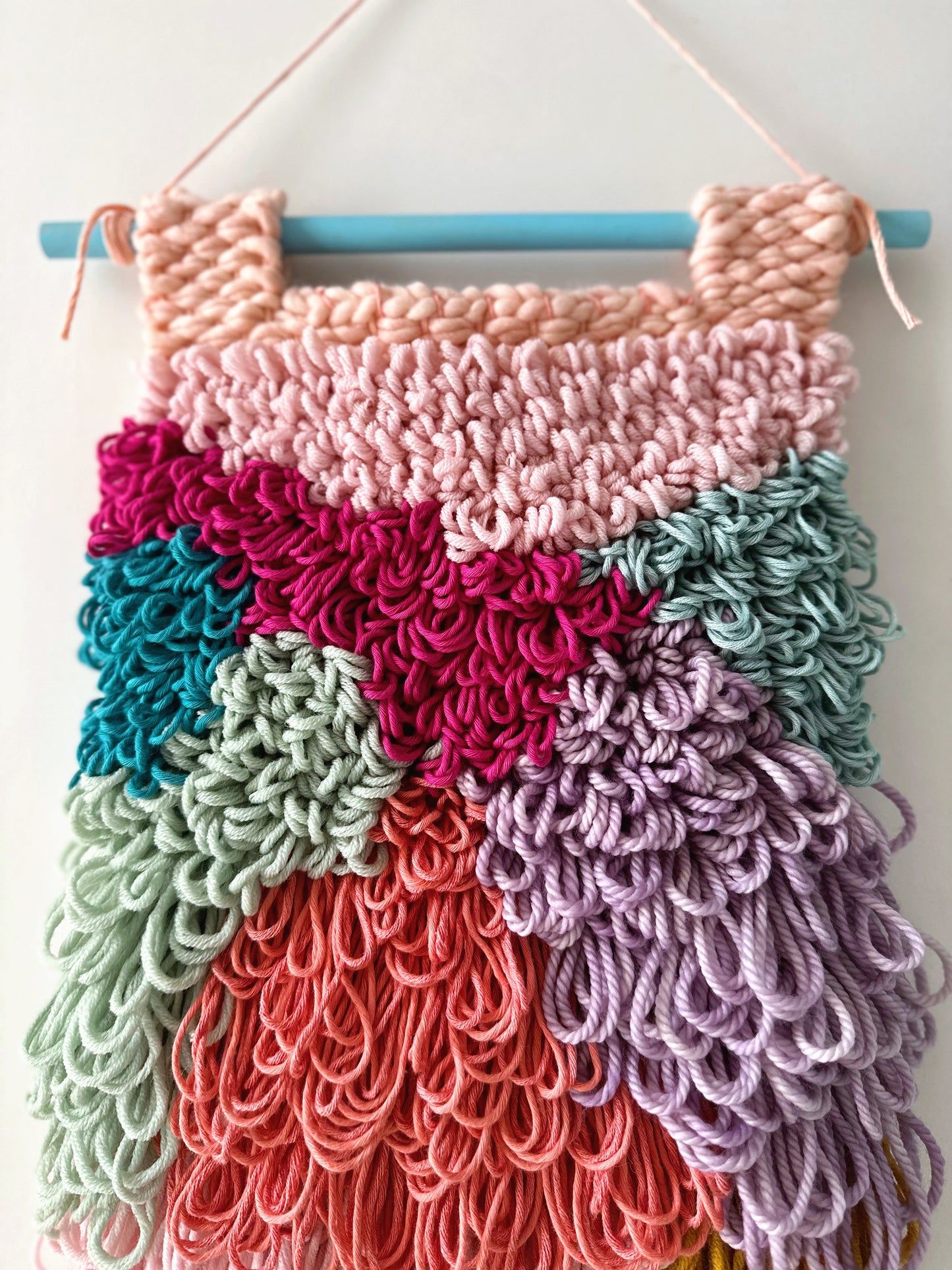 Lots of Loops- Woven wall hanging