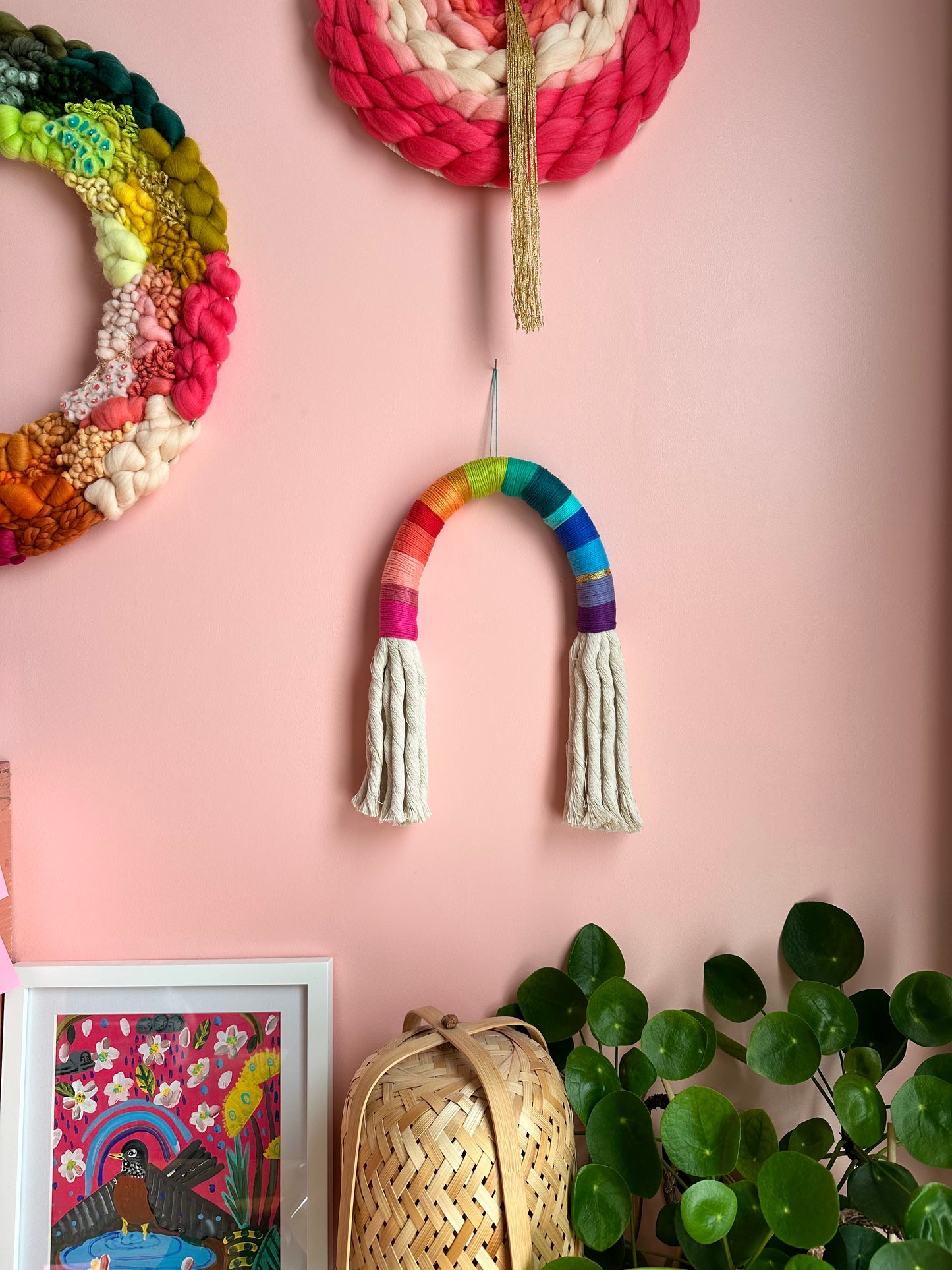 Rainbow Fiber Arch